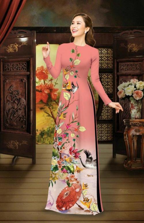 Top 11 Mẫu áo dài truyền thống Việt Nam mặc tết 2021 mới nhất rất duyên dáng thời trang