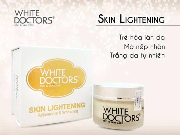 Kem Dưỡng Trắng Da Mặt Chống Lão Hóa White Doctors Skin Lightening có tốt không ?