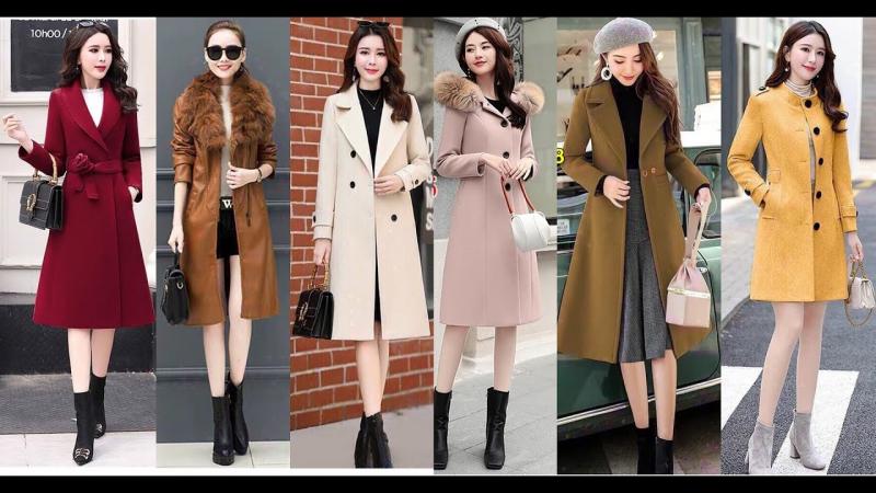 Top 20 mẫu Áo Khoác Dạ Nữ Hàn Quốc kiểu cổ vest dáng dài, Áo khoác dạ Hàn Quốc 2 lớp đẹp nhất 2020