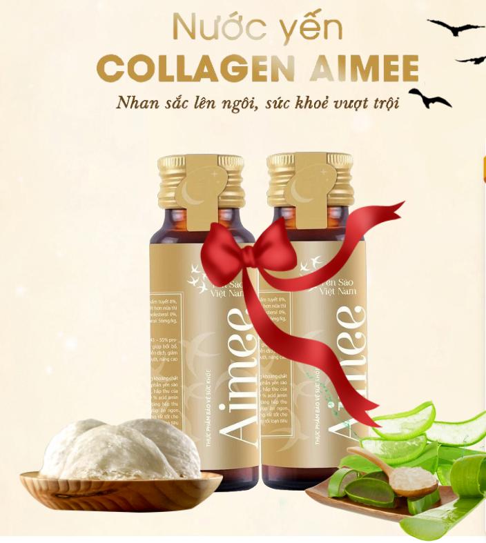 Nước yến collagen aimee có tốt không? chính hãng bán ở đâu ? giá bao nhiêu ?