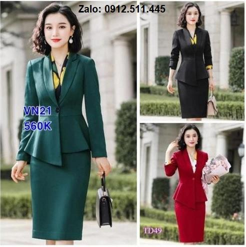 Áo vest nữ | Đồ Vest Nữ cao cấp, Bộ Vest nữ công sở phong cách Hàn Quốc, mẫu vest đẹp nhất 2021