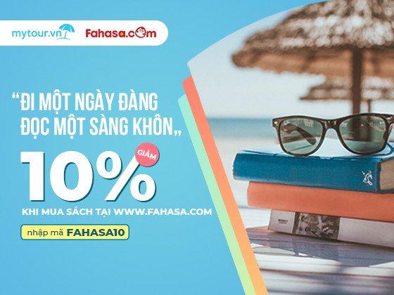 Fahasa giảm 10% khi mua sách tại Fahasa.com