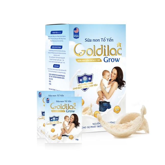 Review sữa non tổ yến goldilac grow có tốt không?  giá bao nhiêu?  mua ở đâu?