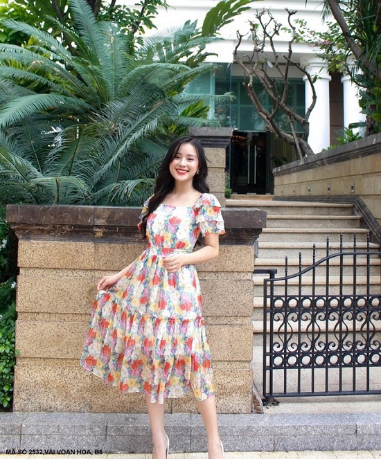 ĐẦM MAXI ĐI BIỂN XINH XẮN CÁ TÍNH -2532