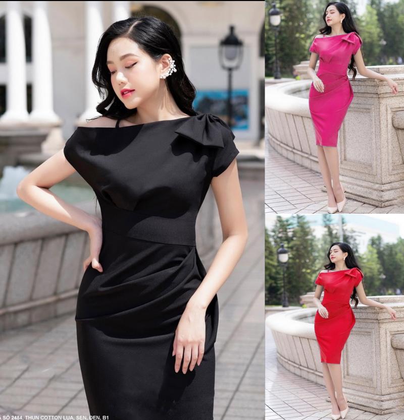ĐẦM ÔM VAI NƠ MỘT DÂY QUYẾN RŨ XINH XẮN -2484
